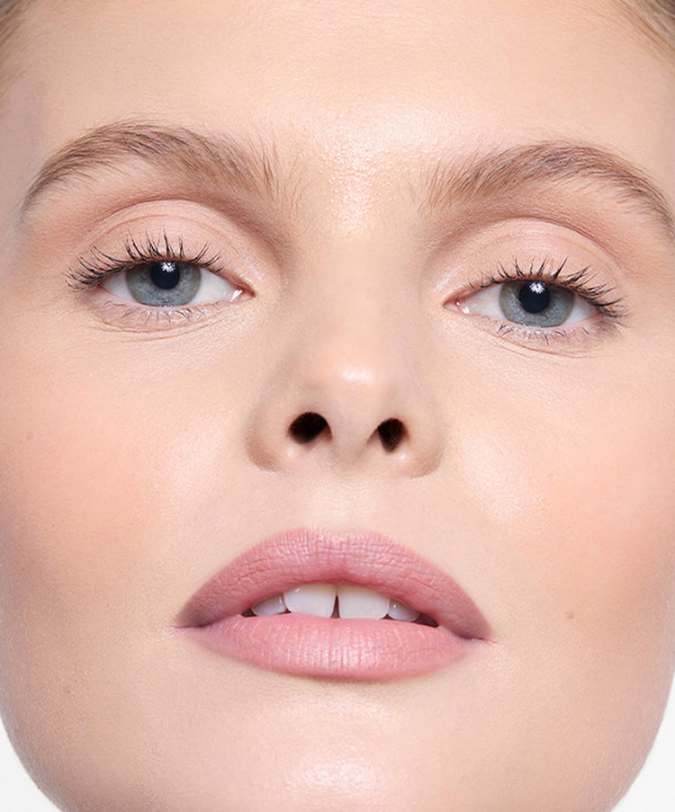 Model wears Lip Sculpt in Blush