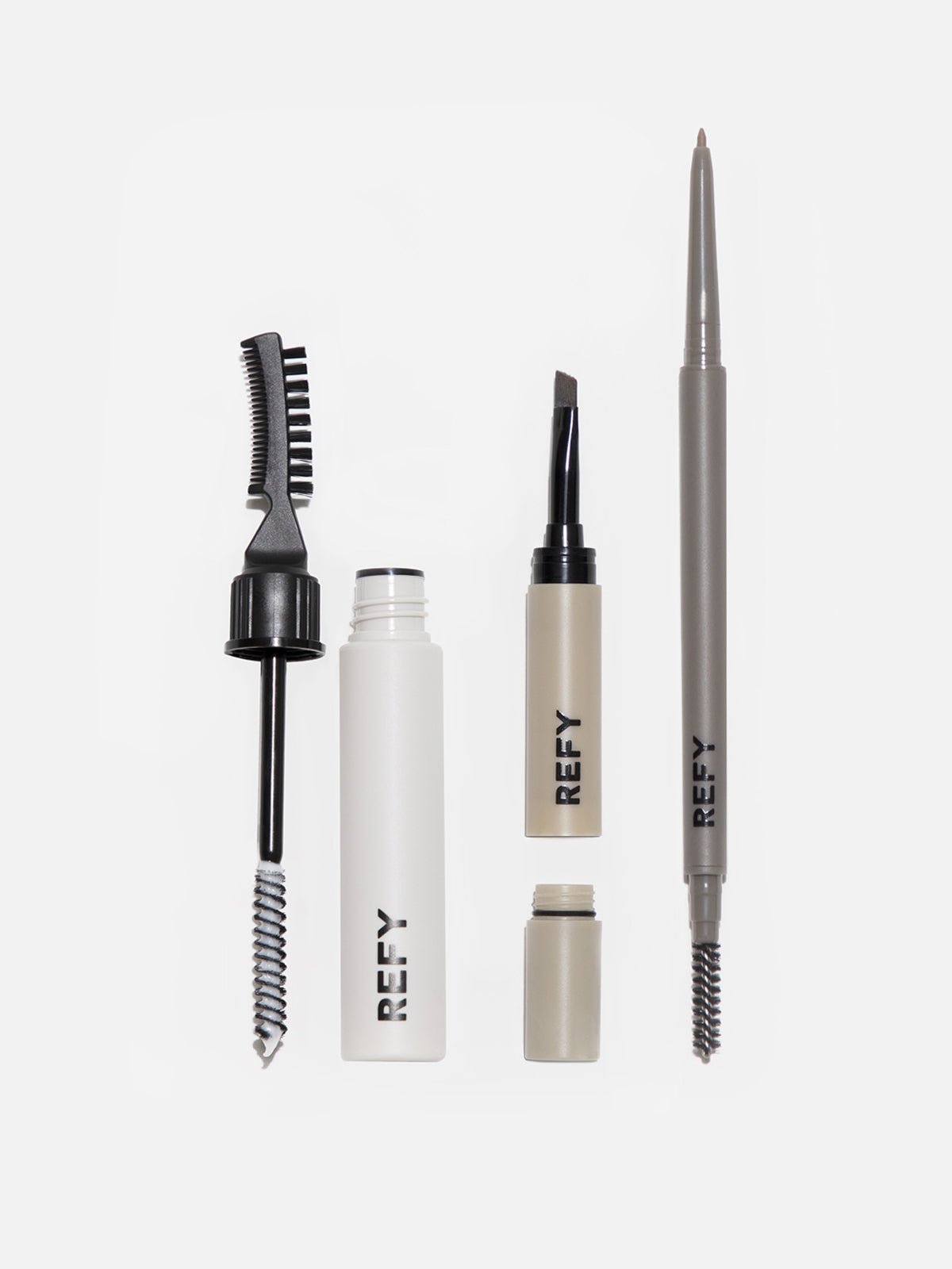 FRONT IMAGE OF REFY THREE STAGE BROW COLLECTION